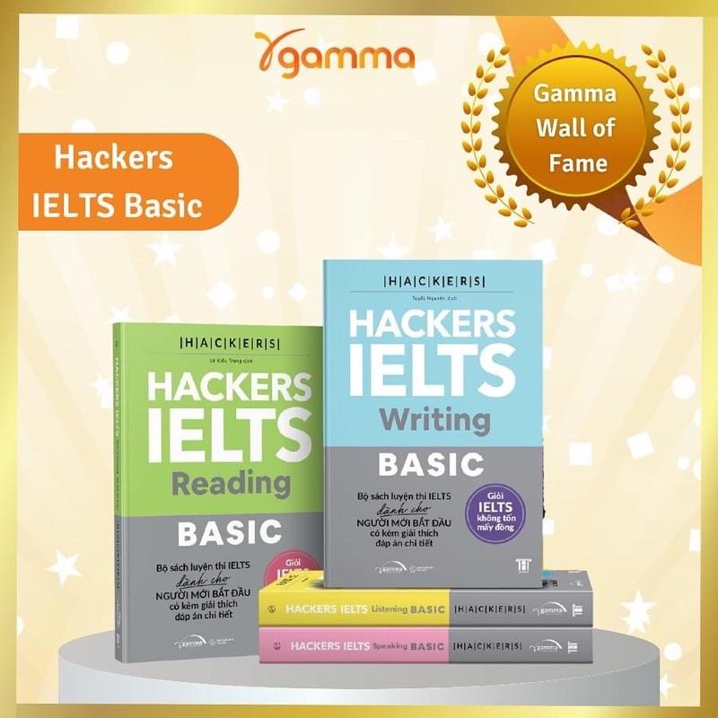 Hackers Ielts Basic ((Bộ 4 Cuốn/Lẻ, Tái Bản Mới Nhất )