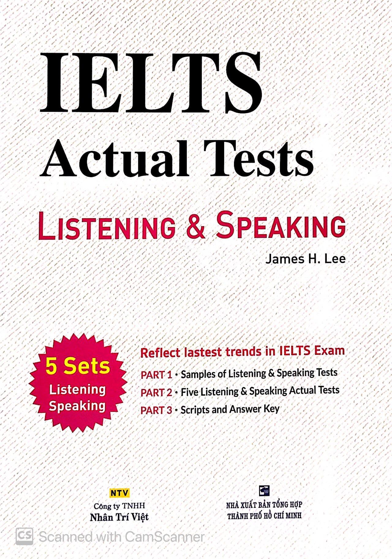 IELTS Actual Test Listening & Speaking (Kèm CD)