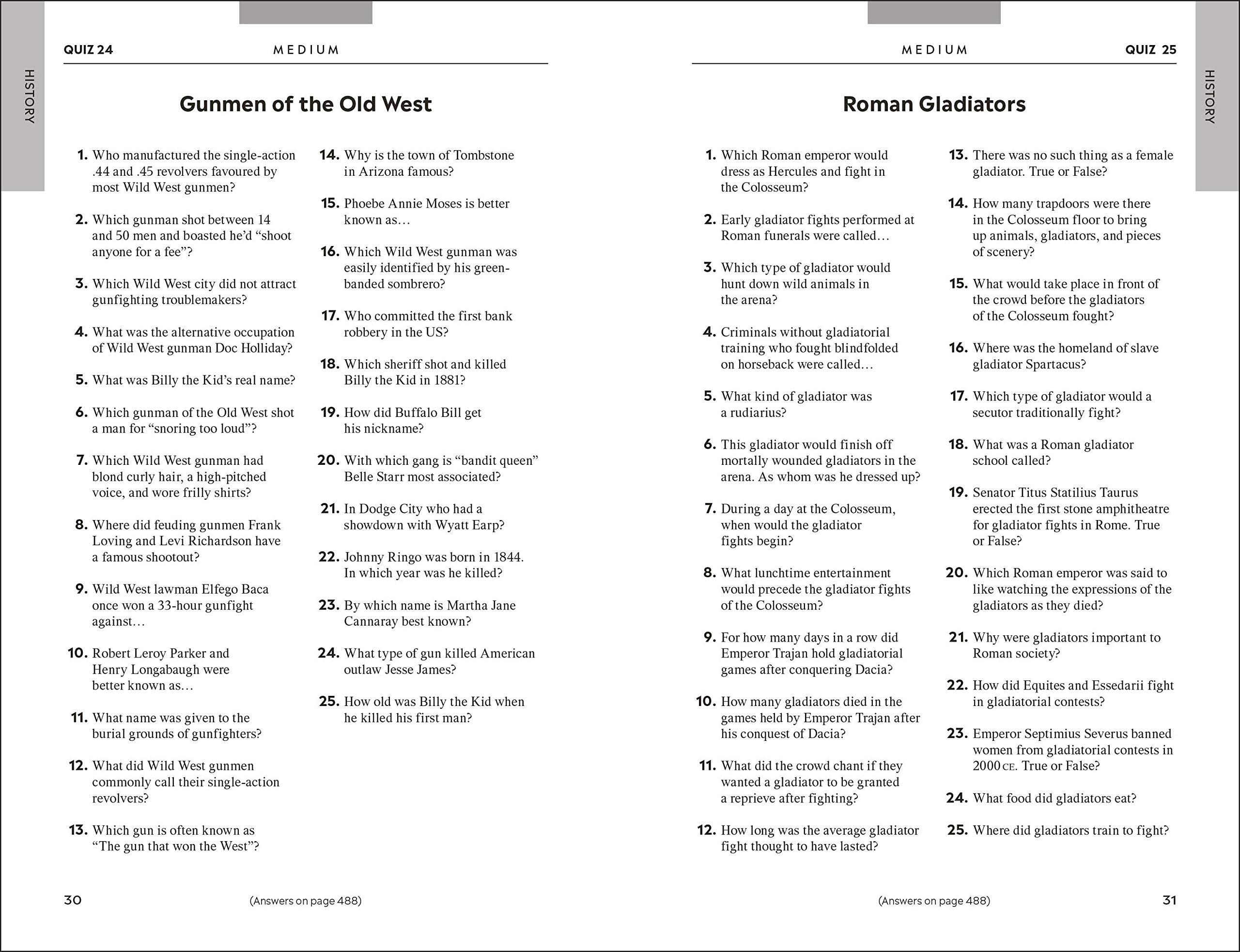 The Big Quiz Book: 10,000 Amazing General Knowledge Questions
