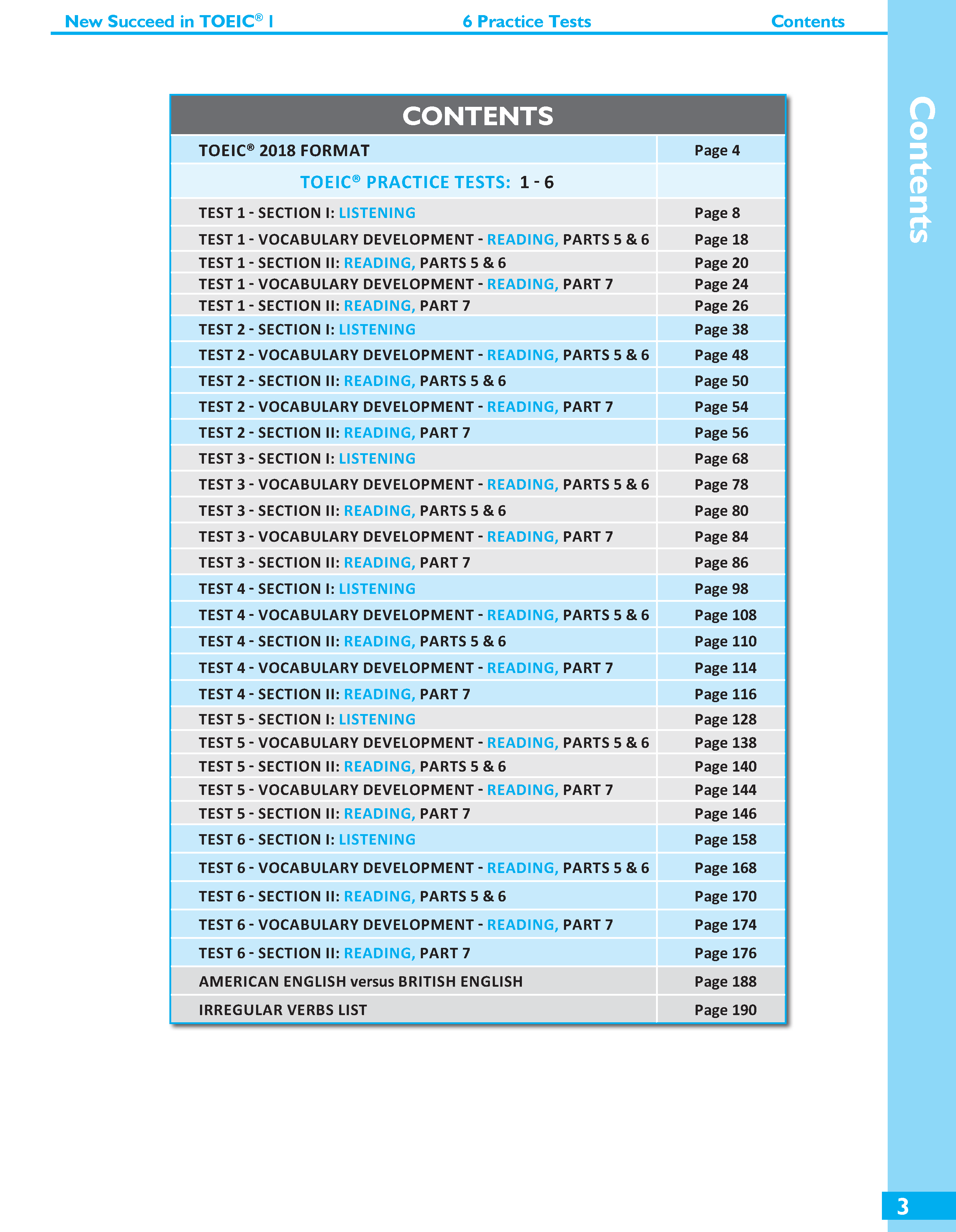 Succeed in TOEIC 1 (550-750) with 6 Practice Tests - New Revised format 2018