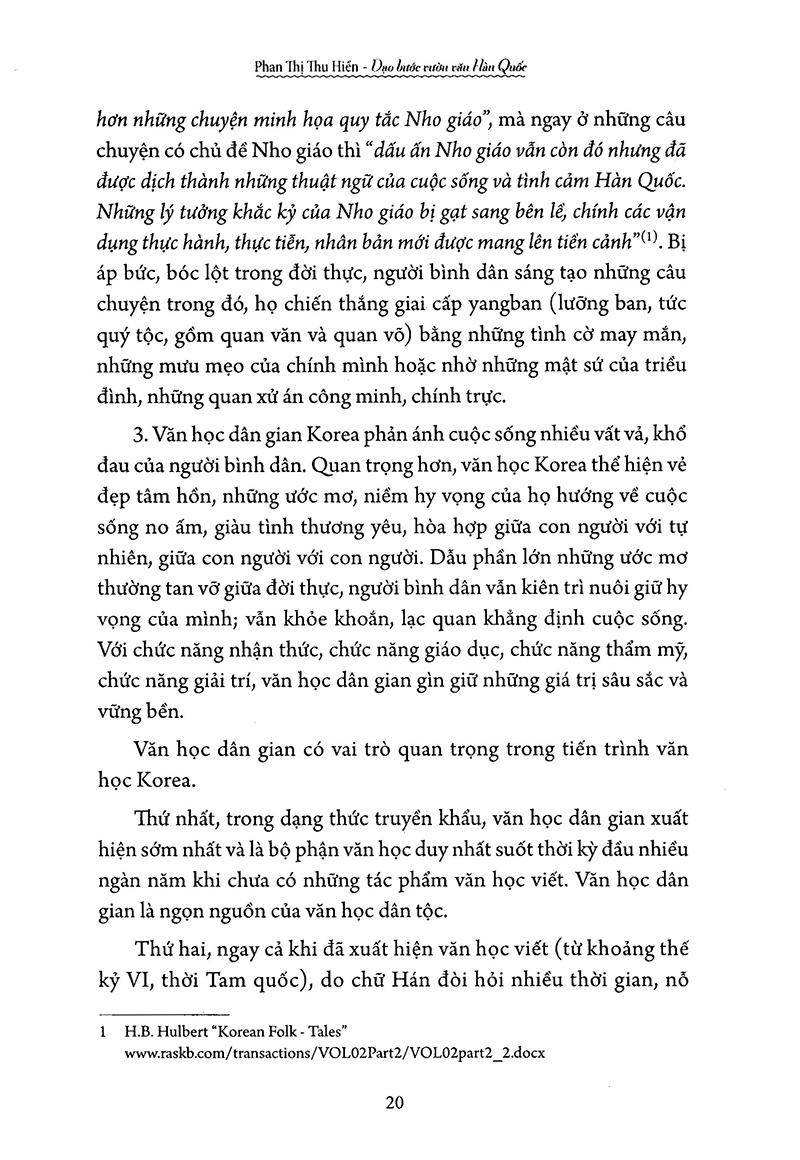 Dạo Bước Vườn Văn Hàn Quốc