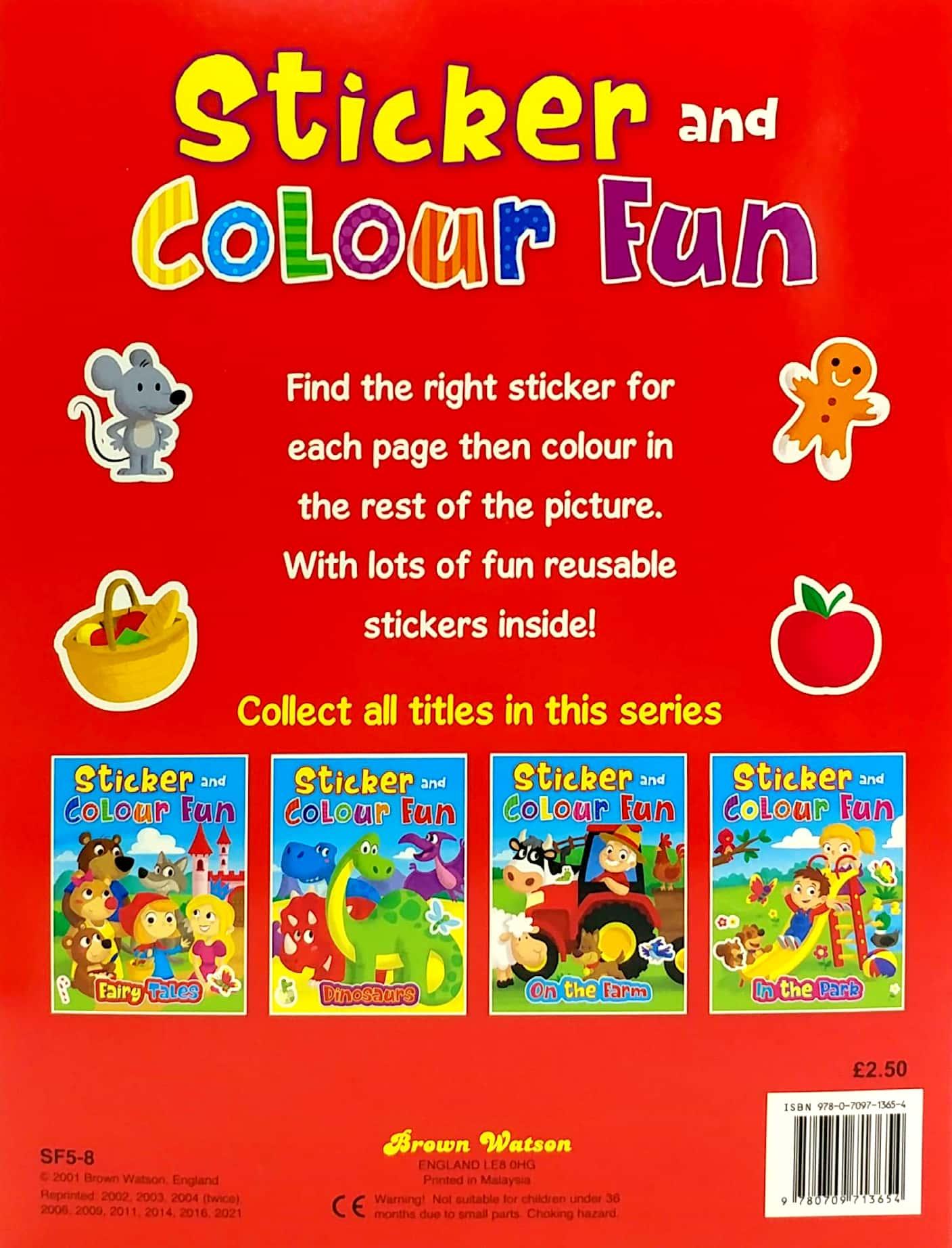 Sticker & Colour Fun: Fairy Tales