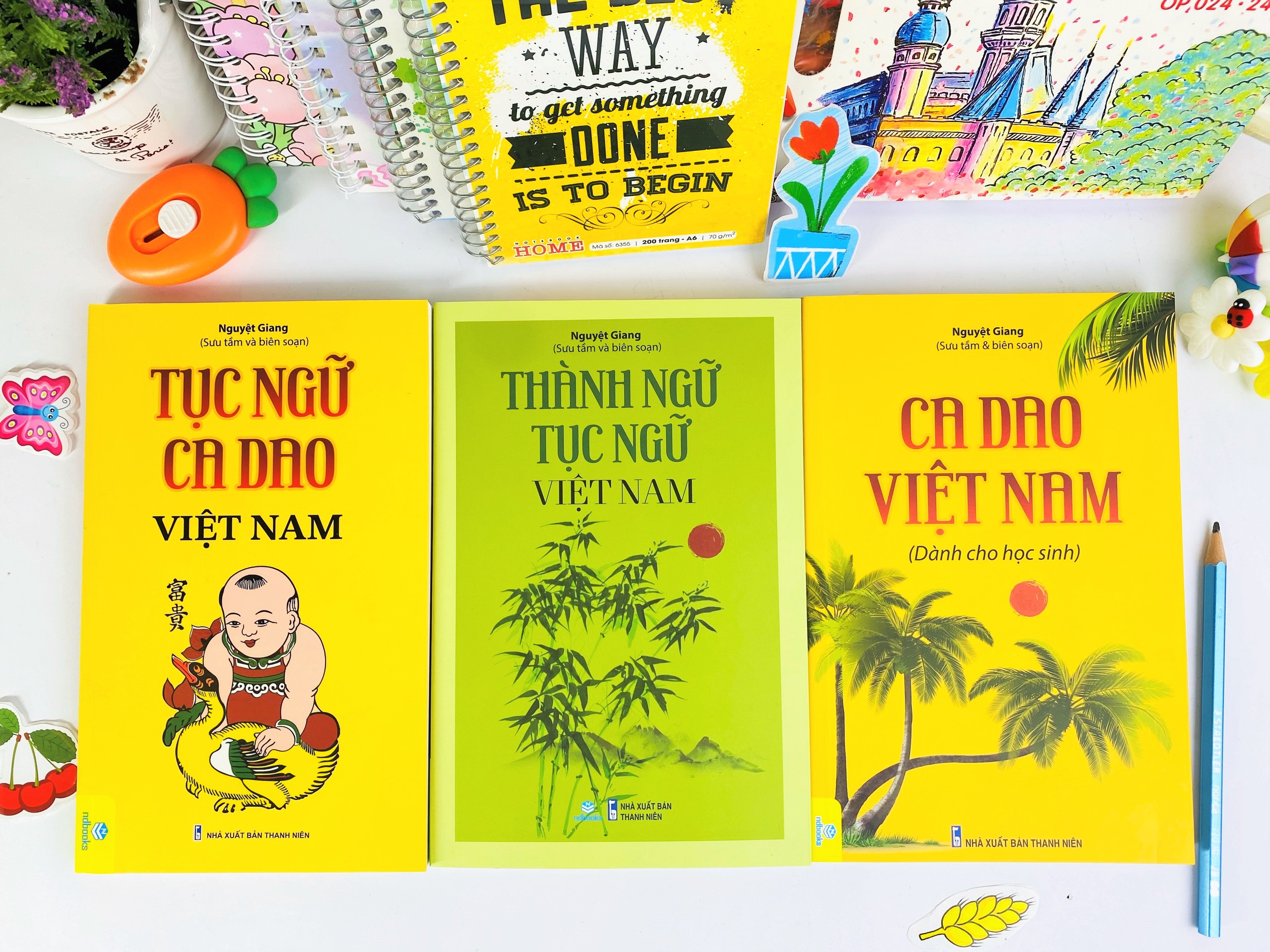 Sách - Combo 3 cuốn Thành ngữ, tục ngữ và ca dao Việt Nam - ndbooks