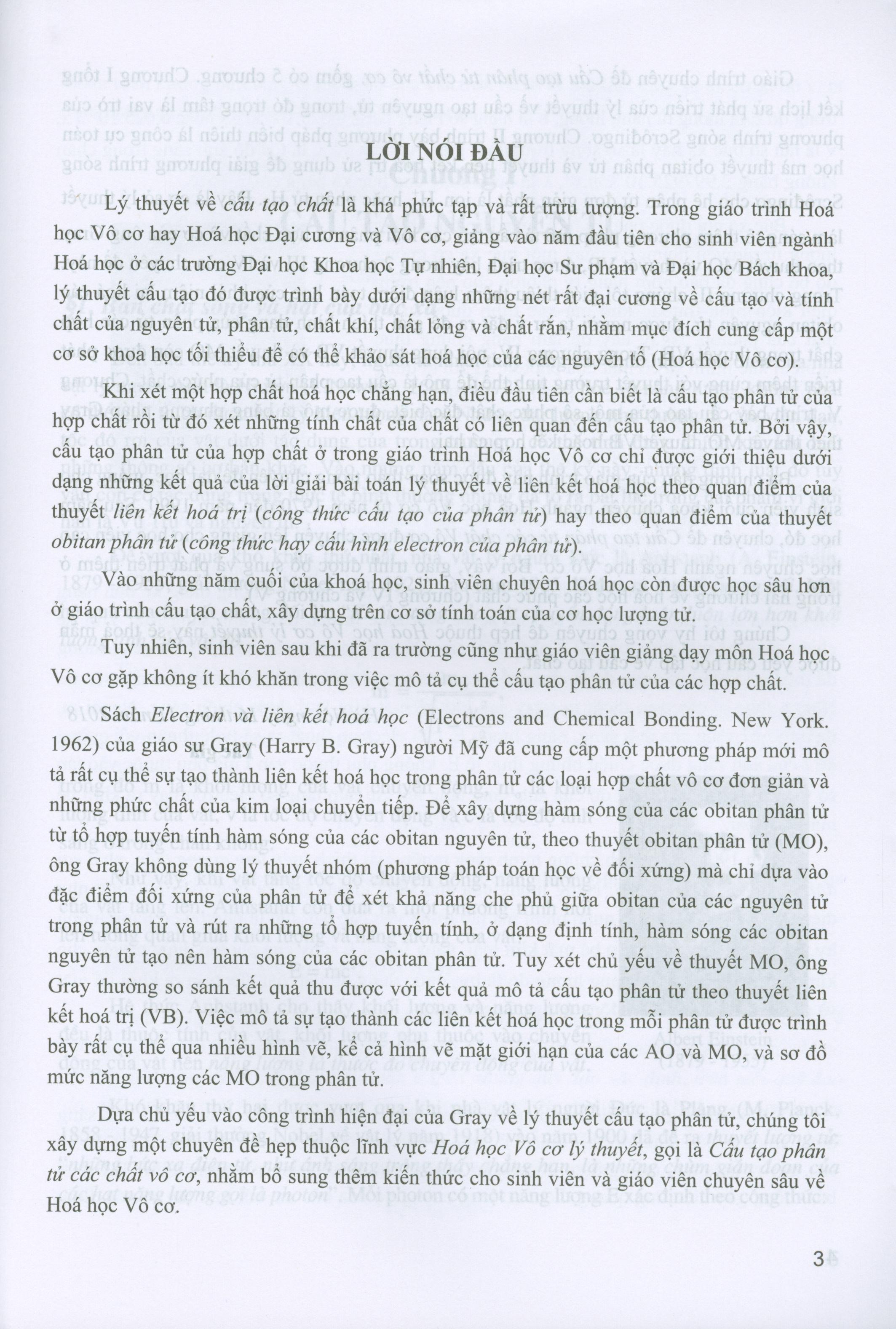 Cấu Tạo Phân Tử Các Chất Vô Cơ (Chuyên đề bồi dưỡng đại học và cao học về hóa vô cơ lý thuyết)