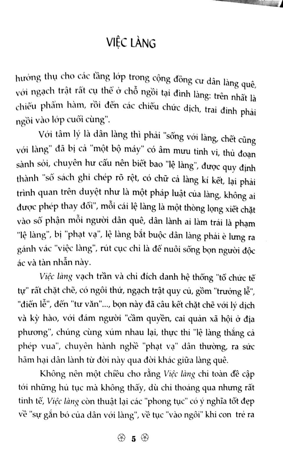 Việc Làng (Tái Bản 2020 )