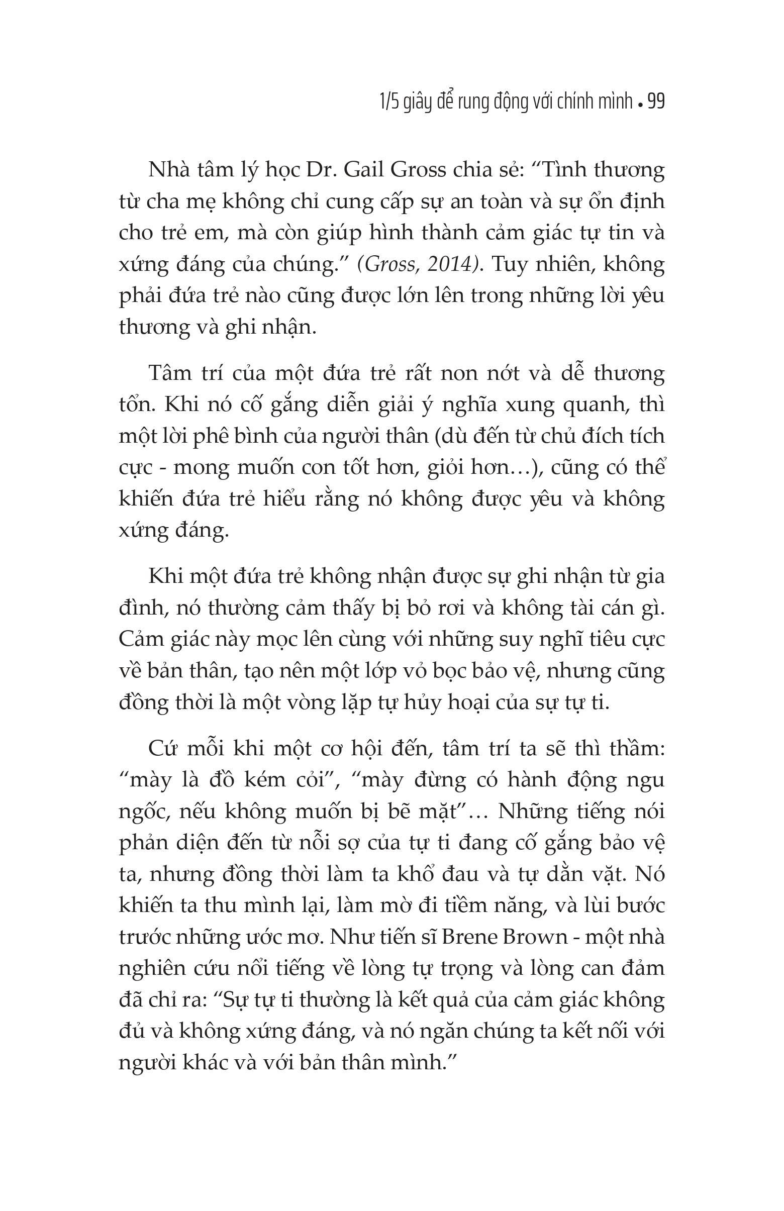 Sách 1/5 Giây Để Rung Động Với Chính Mình - Học Thương Mình Giữa Muôn Vàn Vụn Vỡ - Thanh Alice