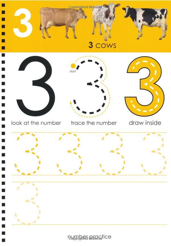 Wipe Clean Workbook Numbers 1-20