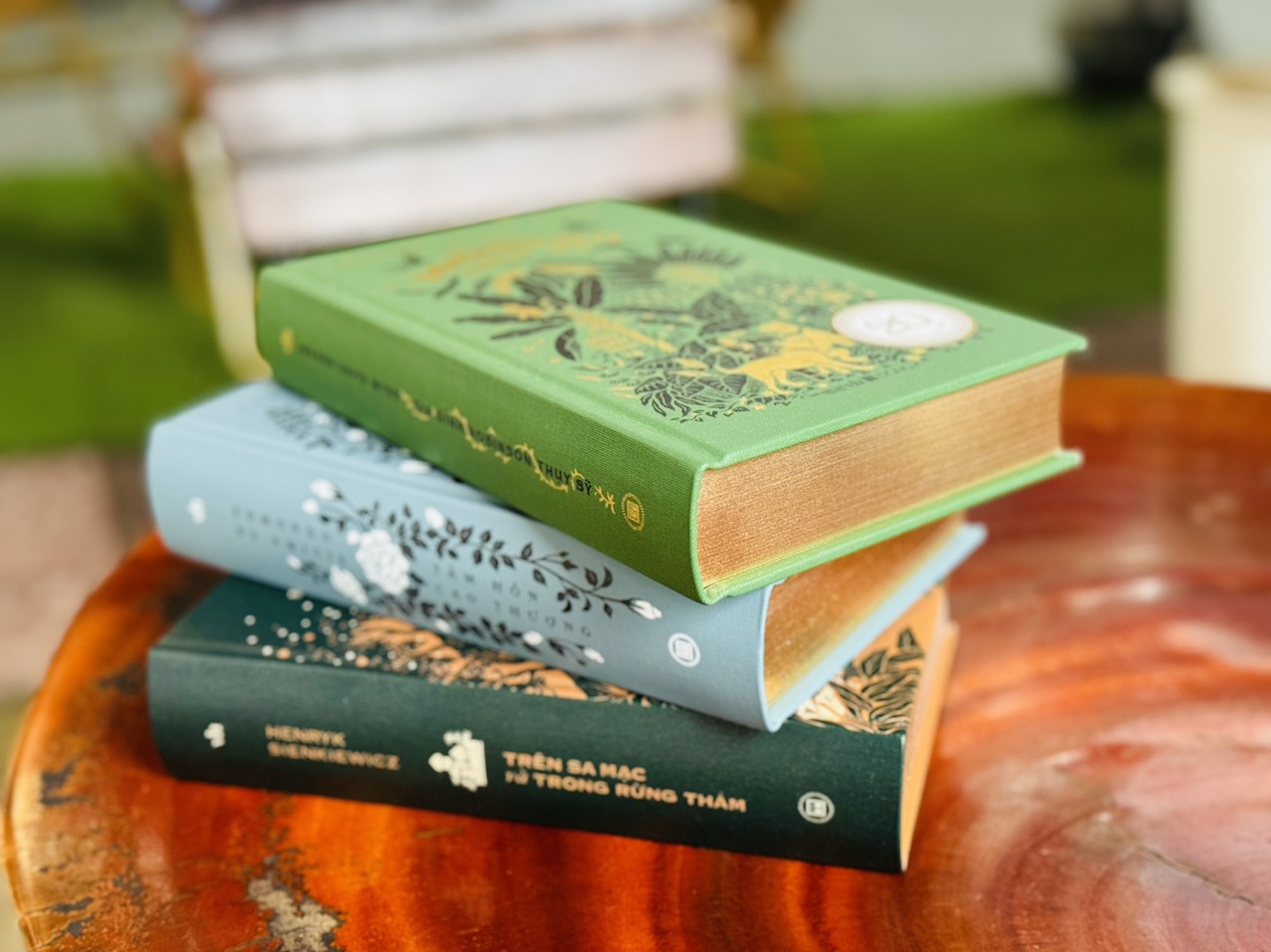 (Combo 3 cuốn, Bìa cứng bọc vải) TÂM HỒN CAO THƯỢNG - TRÊN SA MẠC VÀ TRONG RỪNG THẲM - GIA ĐÌNH ROBINSON THỤY SỸ– Đông A