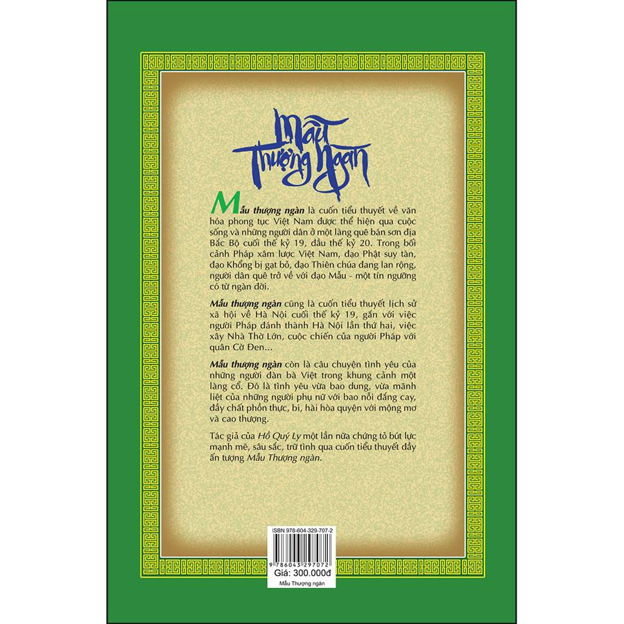 Mẫu Thượng Ngàn (Tiểu Thuyết)(Tái Bản)