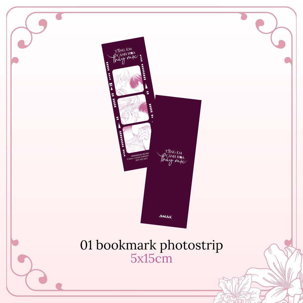 Sách - Tặng Em Cành Hoa Thủy Mộc - Tặng Kèm Photostrip Bookmark Hai Mặt + Postcard + Clearcard