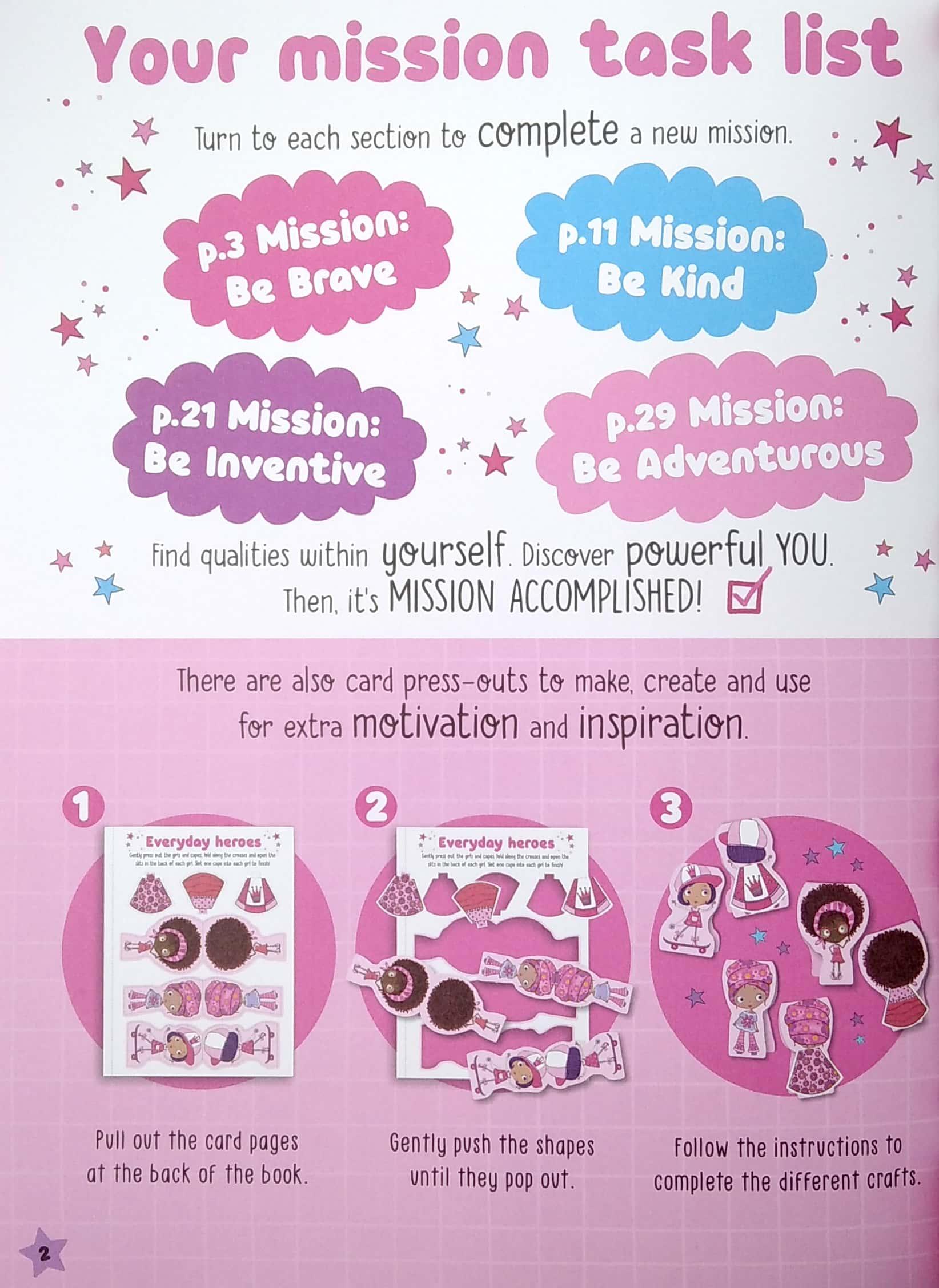 The Pink And Powerfuls Sticker Activity Books