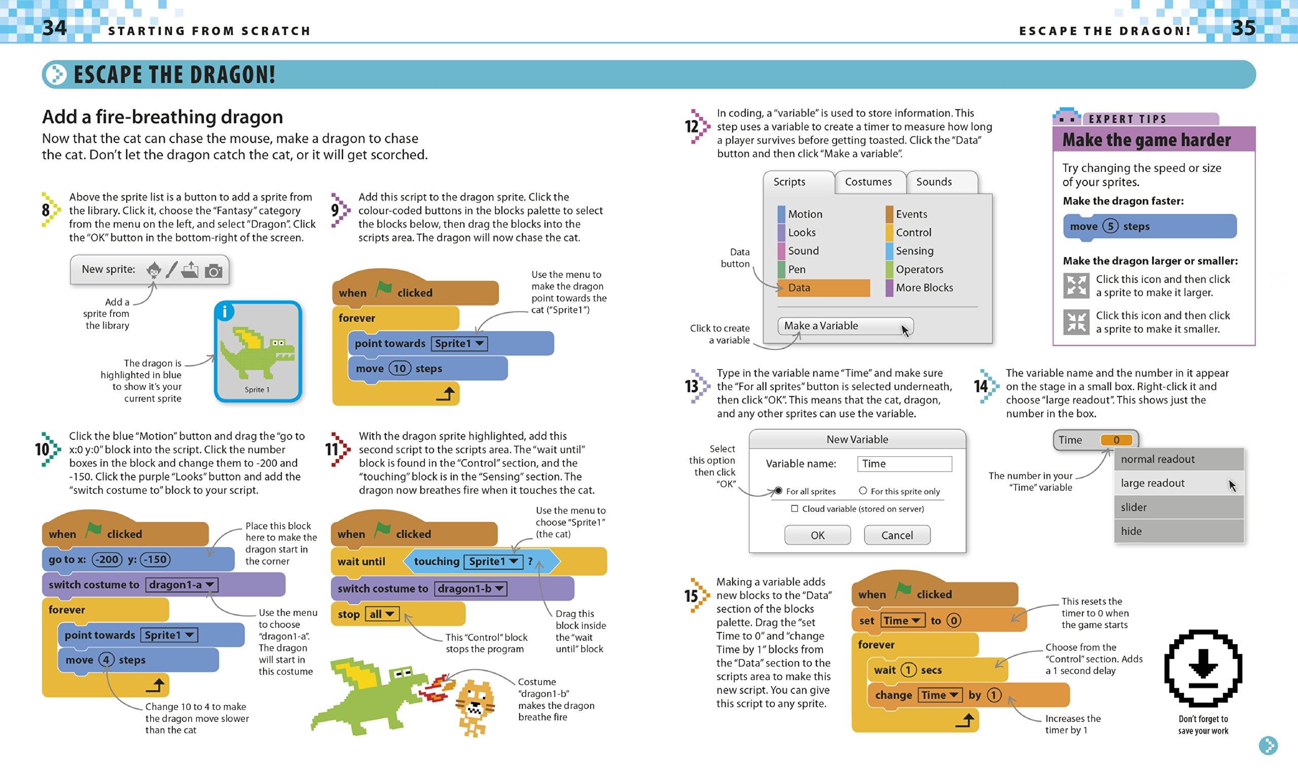 Computer Coding for Kids: A unique step-by-step visual guide, from binary code to building games (Paperback)