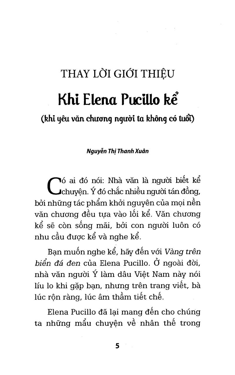 Vàng Trên Biển Đá Đen