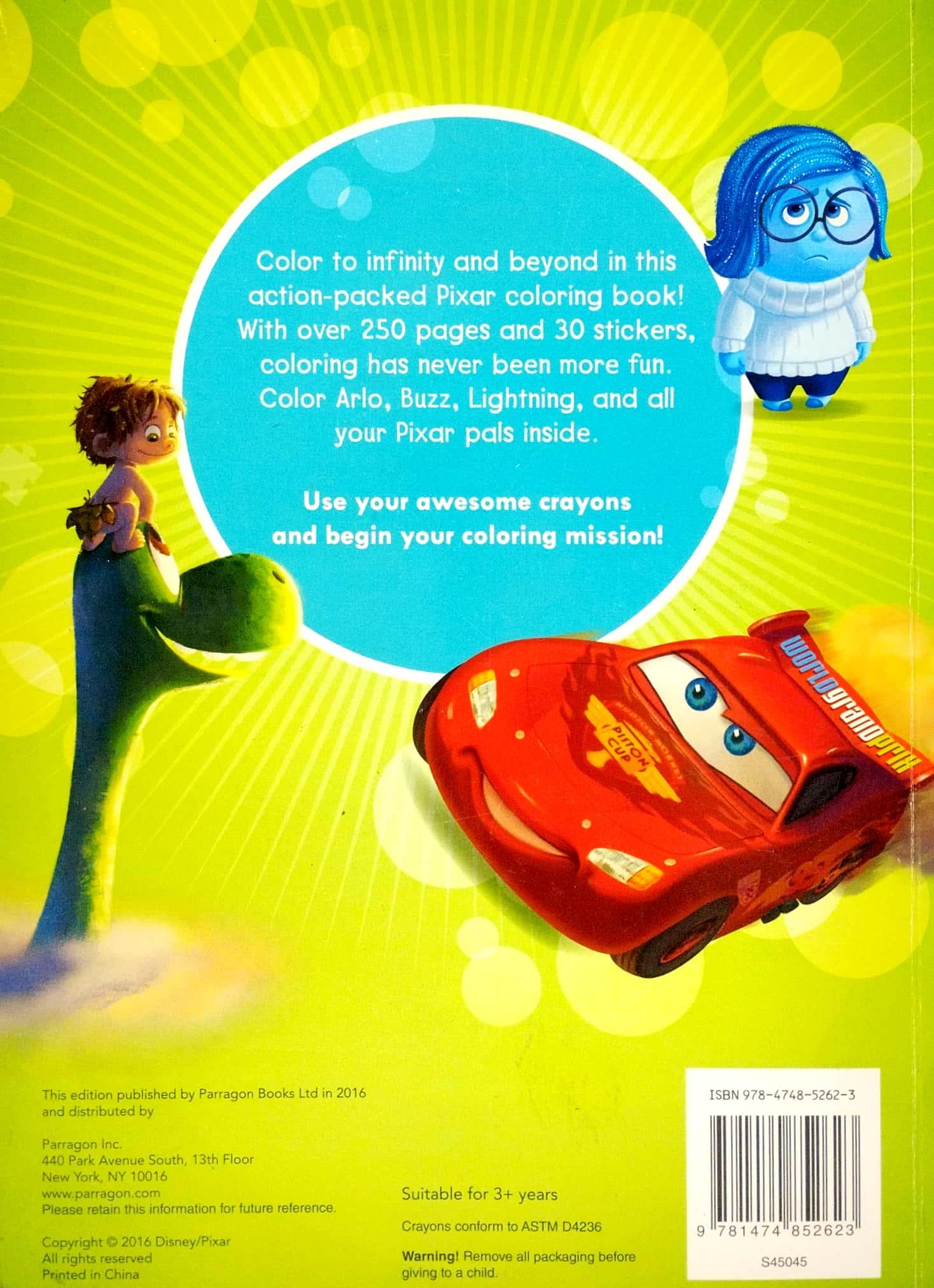 Pixar Color Infinity & Beyond