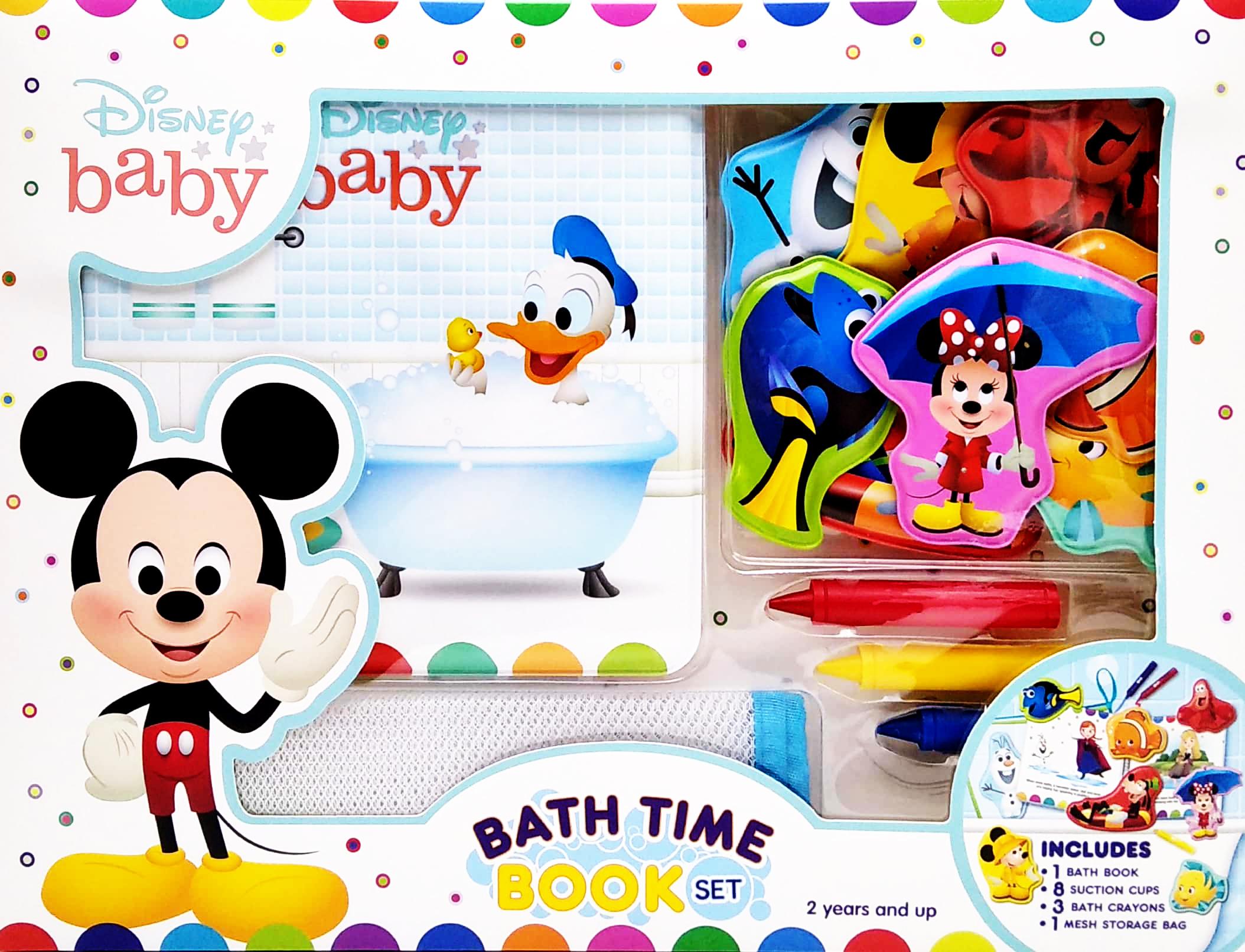 Disney Baby Bath Time Deluxe Book Set
