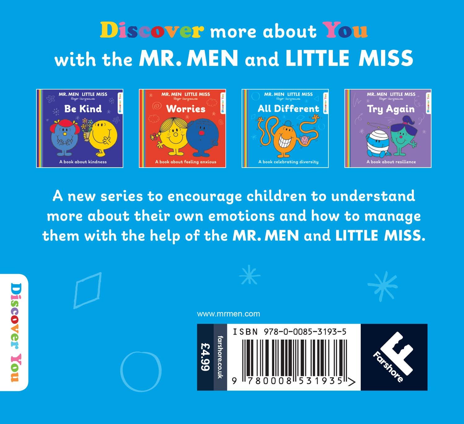 Truyện đọc thiếu nhi tiếng Anh: Mr. Men and Little Miss Discover You — MR. MEN LITTLE MISS: ALL DIFFERENT