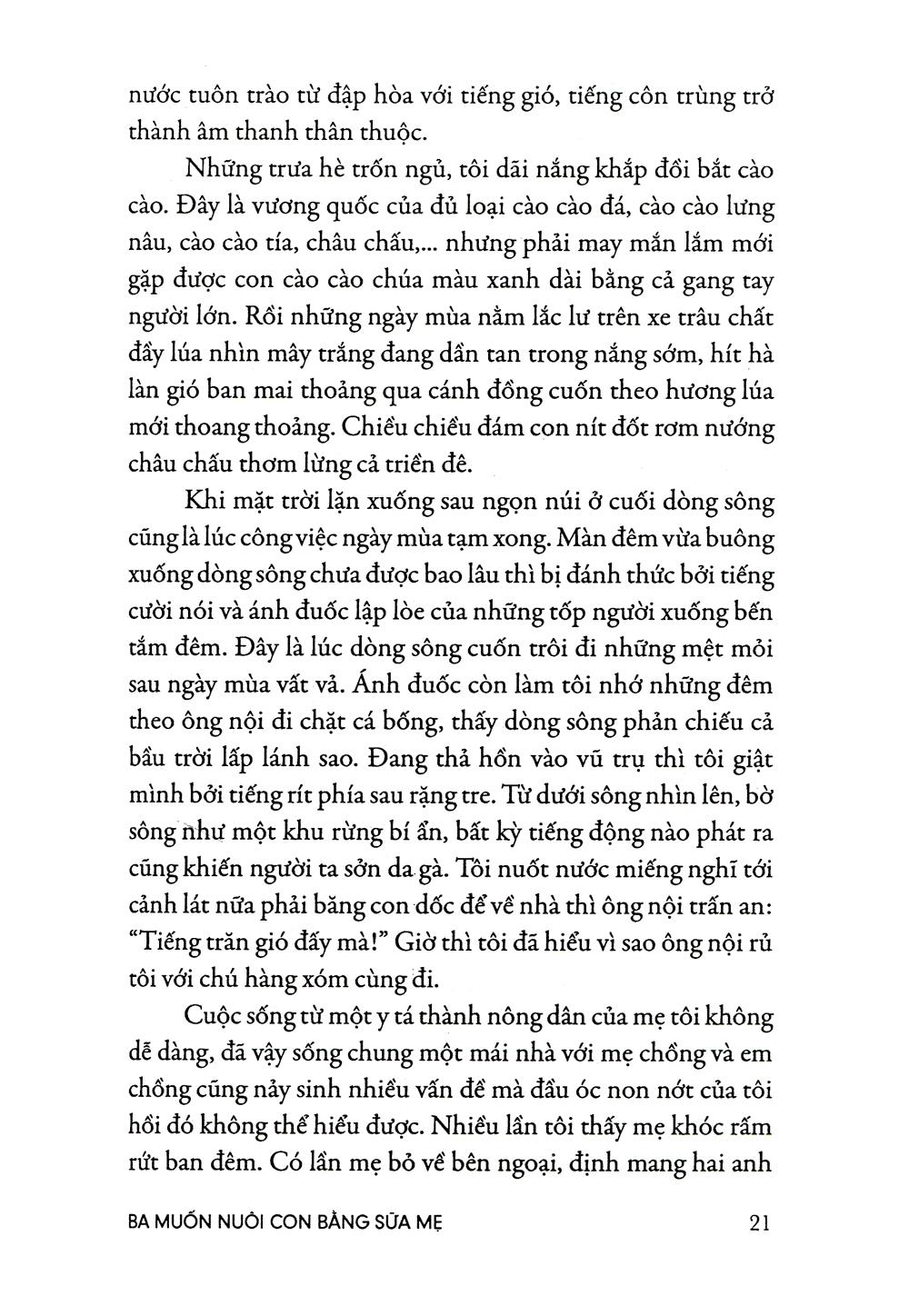 Ba Muốn Nuôi Con Bằng Sữa Mẹ