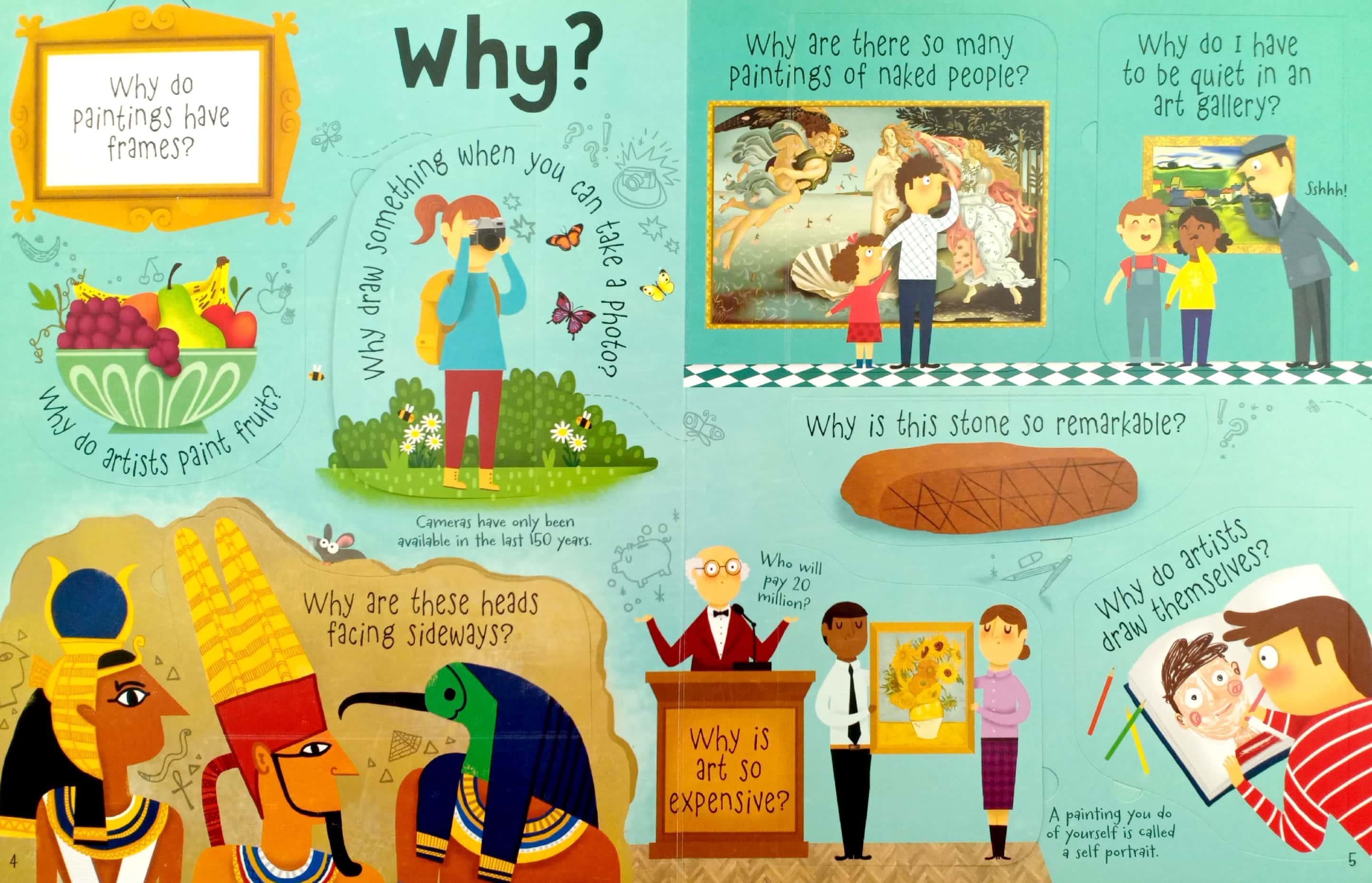 Usborne Lift-the-Flap Questions and Answers about Art