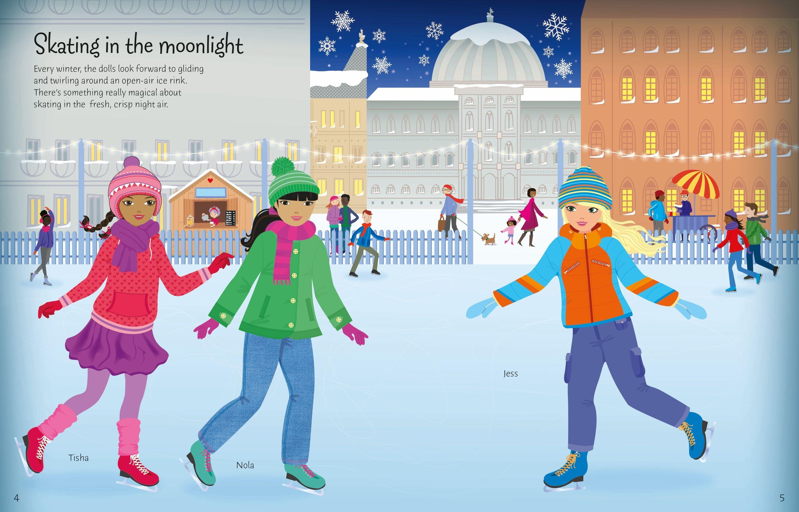 Sticker Dolly Dressing Winter Wonderland