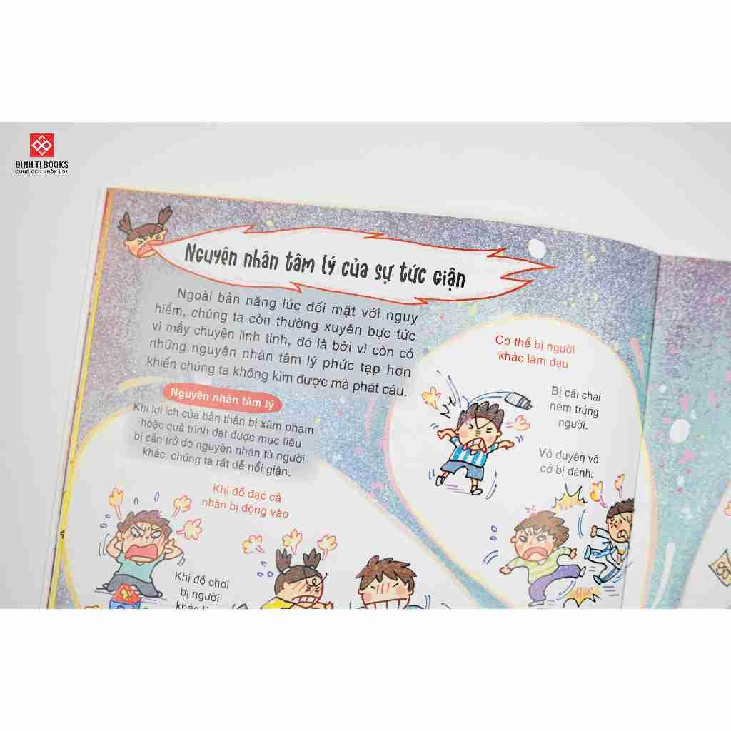 Sách - Cảm xúc siêu cấp rắc rối - Cho trẻ 6 - 12 tuổi - Combo 5 Cuốn - Đinh Tị Books