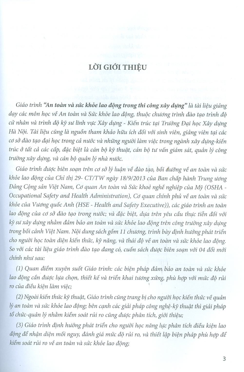 Giáo Trình An Toàn Và Sức Khoẻ Lao Động Trong Thi Công Xây Dựng
