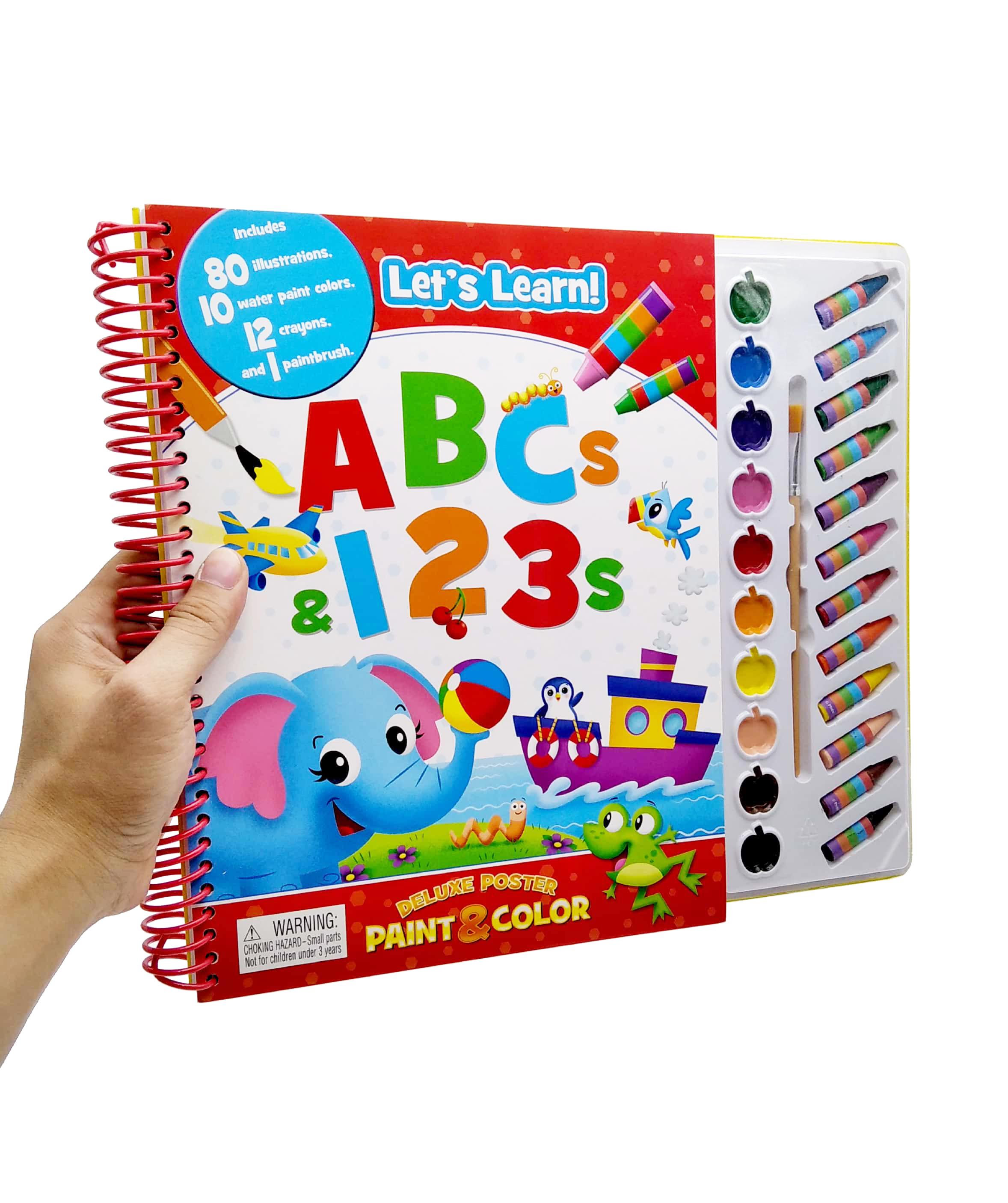 Preschool Abc/123 Deluxe Poster Paint & Color