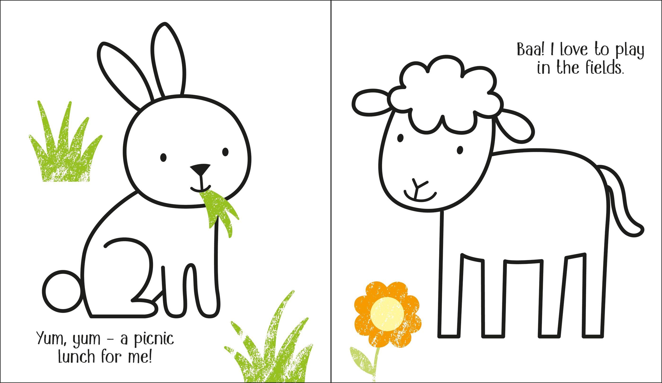 First Colouring Springtime